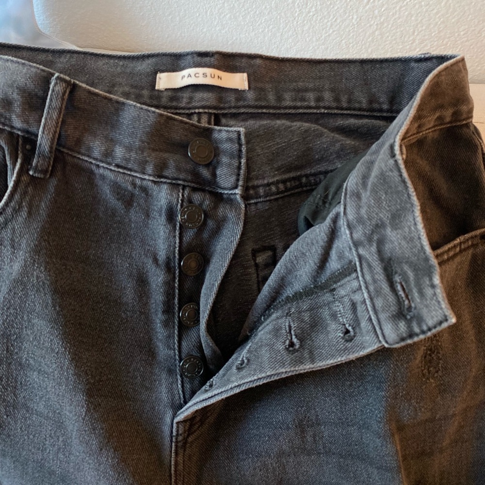 PACSUN HI RISE STRAIGHT JEANS - Picture 7 of 7